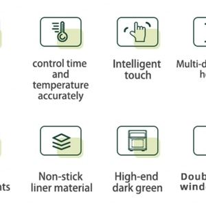 Grande capacité pour la friteuse à air Xiaomi 2 en 1, cuisinière de 10 litres, ustensiles de cuisine antiadhésifs, four électrique numérique Onemoon OA9 - Product Image 6
