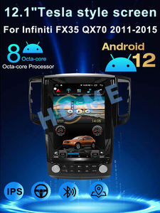 12.1 pollici Android 12 8Core 8G + 128G Tesla stile verticale GPS lettore multimediale di navigazione per <span class=keywords><strong>Infiniti</strong></span> FX35 <span class=keywords><strong>QX70</strong></span> 2011-2015 - Product Image 3