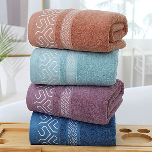 Toalla Facial de Algodón Puro Kim Ryan, 34x74cm, Tejido Jacquard, Diseño de Hojas Bordadas, Uso Doméstico - Product Image 4