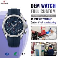 Montre à quartz solaire OEM personnalisée EPSON VR42 avec cadran tapisserie, aiguilles sabre squelette et bracelet en caoutchouc FKM, stockage 5 mois