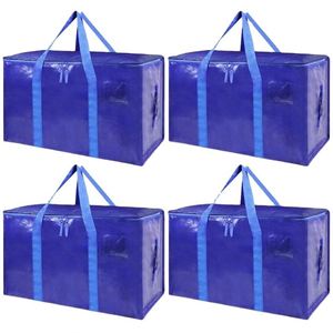 Sacs de déménagement en PP tissé jaune moyen, très résistants, extra grands, pour un rangement gain de place - Product Image 1