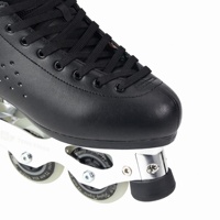 Chaussures à roulettes en cuir durables de haute qualité, 4 roues, roulements ABEC-7, roues en PU pour adultes, adolescents, patinage quad en plein air, hommes