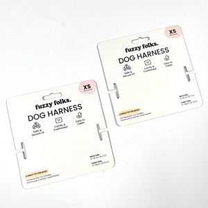 Wholesale Cardboard Thick Cards for Pet Rectangle Dog Leash Collar Display Card Pet Toys Paper Packages - Product Image 1