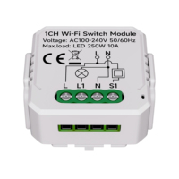 Disjoncteur WIFI intelligent, télécommande de l'application Tuya, mini interrupteur intelligent pour la maison