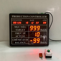 Contador de Plástico Resistente a Impactos, Estructura Robusta, Duradero, de Alta Resistencia, con Pantalla LED, Función de Temporizador, USB/Batería