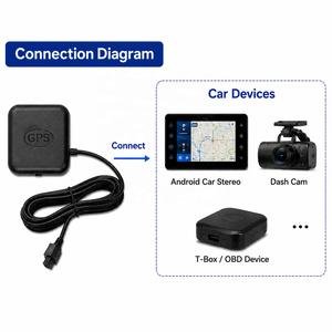 เครื่องรับสัญญาณ GNSS GPS ภายนอกแบบ G-Mouse พร้อมตัวเลือกอินเทอร์เฟซหลากหลายสำหรับอุปกรณ์ยานยนต์ ระบบนำทางในรถยนต์ กล้องติดรถยนต์ และ T-Box - Product Image 3