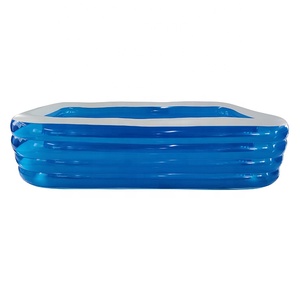 <strong>10</strong> <strong>Foot</strong> Four Rings Inflatable Deep Swimming <strong>Pool</strong> with Soft Foam Bottom - Product Image 4