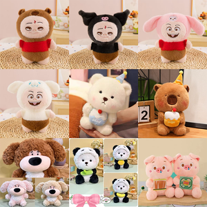Peluche <span class=keywords><strong>Panda</strong></span> Amour avec Cœur à Câliner, Coussin pour Enfants, Cadeau Saint-Valentin, pour Machine à Pinces, Doublure en Coton PP, Anti-stress - Product Image 2