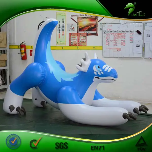 Надувной Дракон анимация Hongyi надувной синий дракон на заказ летний бассейн игрушка воздушный персонаж