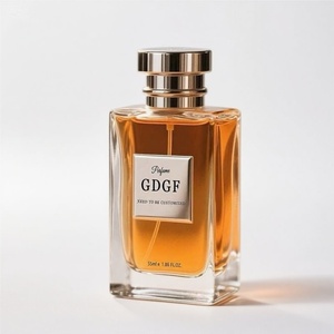GDGF - Perfume Personalizado de Diseño Original de Lujo, Botella de Vidrio Transparente Cuadrada de 55 ml, Perfumes en Aerosol con Bomba para Hombre - Product Image 1