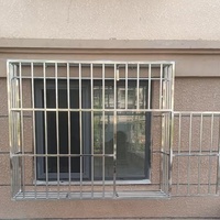 Rejas Protectoras Antirrobo de Acero Inoxidable para Ventanas de Villas, Balcones, Apartamentos y Seguridad Exterior Moderna