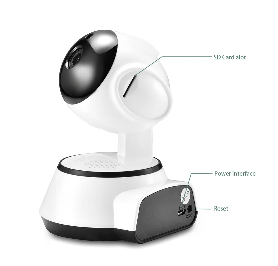 Hot Selling Verto Smart Home security 360 degree surveillance Motion Detect Remote view P2P WIFI IP 360 V380 pro Camera