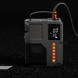 Aspirateur de voiture sans fil 4-en-1 d'urgence 14,8 V, démarreur de secours, batterie externe, pompe à air portable pour pneus avec lumière LED SOS - Product Image 1