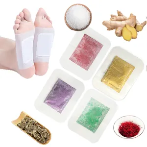Wormwood Pied Spa Detox Foot Patch Soak Wholesale Foot Care Pad Bamboo Haobloc Vinegar Pad Stickers For Better Sleep