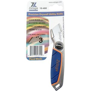 Couteau utilitaire Zeluga 19-480 à lame fixe, coupe de précision, manche bleu - Product Image 6