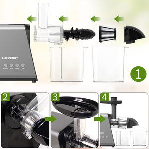LUFVEBUT Factory Cold Press Masticating Slow Juicer 100% Pure Press Juicer Machine Juicer <b>Extractor</b> - Product Image 2