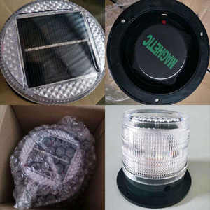 Panneau magnétique de sécurité routière grue bateau <span class=keywords><strong>tour</strong></span> clignotant lumière véhicules lumière stroboscopique d'urgence feux d'avertissement solaires - Product Image 4