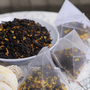 Té adelgazante en bolsas de té negro con sabor a Osmanthus empaquetado a granel con <span class=keywords><strong>propiedades</strong></span> especiales para la salud - Product Image 4