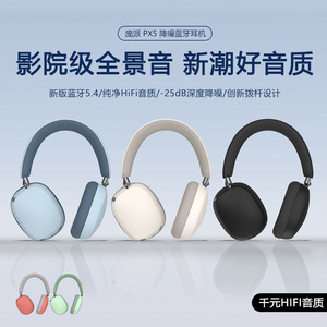 Auriculares Supraaurales con Cancelación de Ruido ANC 6.0, Batería de Larga Duración, Sonido Estéreo para Juegos y Deportes, Color Blanco Marfil - Product Image 3