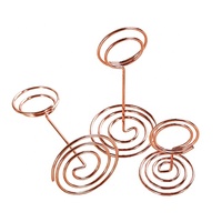 Porta Números de Mesa de Metal Color Dorado para Bodas, Navidad, Acción de Gracias, Año Nuevo y Otras Ocasiones