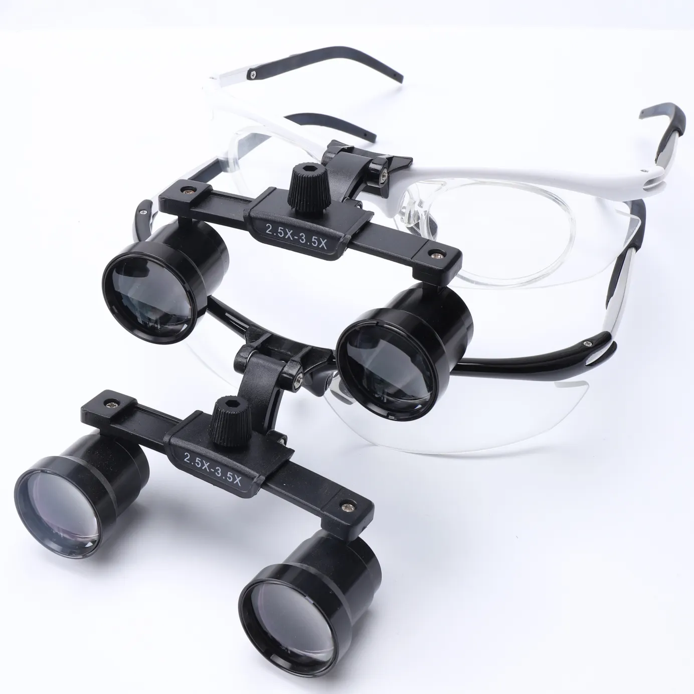 Lupas de aluminio personalizadas para miopía, lentes de aumento para personas, equipo Dental Binocular médico, 2,5x 3,5x