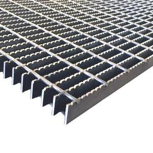 Grille de sol industrielle en acier, à haute capacité de charge, galvanisée, pour usine - Product Image 1