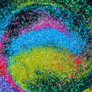 Poudre de paillettes irisée scintillante pour décoration d'ongles en forme d'hexagone en vrac, résistante aux solvants, non toxique, durable, peintures pour vernis à ongles - Product Image 2