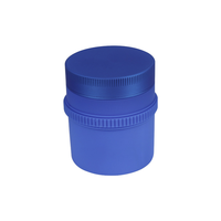 Article populaire transfrontalier : Grinder en métal pressé 68 mm, texture antidérapante en caoutchouc, multicolore, prêt à offrir, outil pour fumeurs, vente en gros