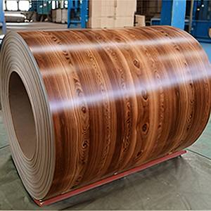 Rollos de acero recubiertos impresos 0,14mm calibre de espesor 3D grano de madera <span class=keywords><strong>ppgi</strong></span> bobinas precio 2023 - Product Image 5