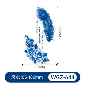 Tatuajes de <span class=keywords><strong>Flores</strong></span> para <span class=keywords><strong>Mujer</strong></span>, Resistentes al Agua, Realistas, de Rosas, Pegatinas de Tatuajes de Papel Indio, Arte Corporal para Brazos, Cuello y Manos - Product Image 3