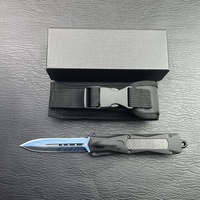Couteau de chasse personnalisable en acier 8cr3mov avec micro-technologie, manche en alliage de zinc, couteau de poche pliable pour la chasse en plein air, idéal pour les cadeaux