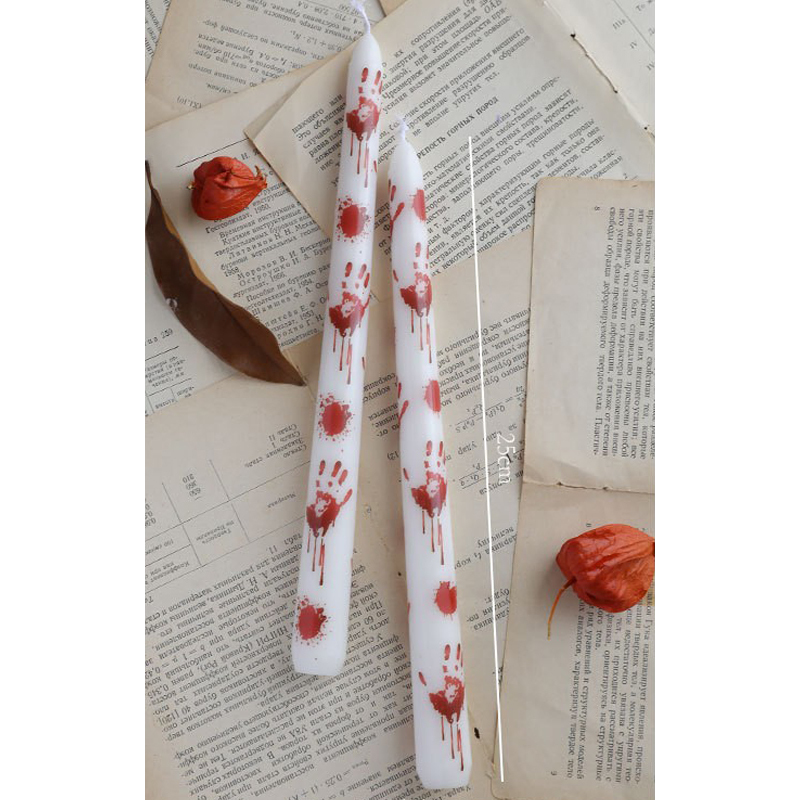 Empreinte de main de sang-blanc