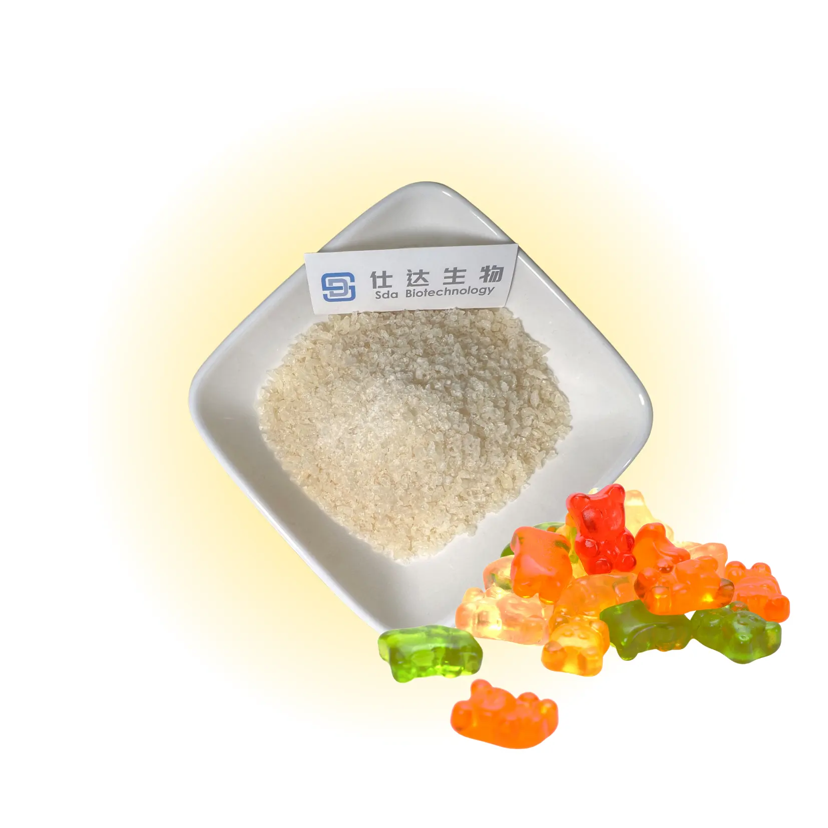 Gelatin/Gelatine cấp thực phẩm ăn được gelatin bột 180/200/220/280 nở Maca/Kẹo/Kẹo/pho mát/trái cây/bánh 25kg Túi Halal thịt bò