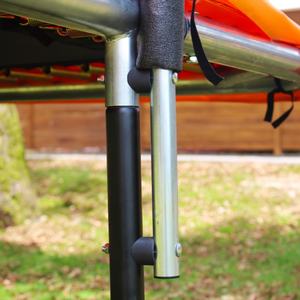 <span class=keywords><strong>Trampoline</strong></span> rectangulaire Zoshine Orange à faible bruit en acier, idéal pour le saut et le plaisir en extérieur sans déranger les voisins - Product Image 5