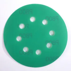 SATC 50 шт. 5 "8-Hole Wet Dry шлифовальные диски 400 Грит орбитальная шлифовальная бумага