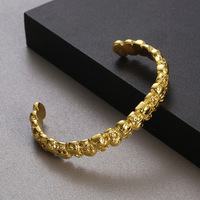 Élégant Rétro Hommes En Acier Inoxydable Ouverture Squelette Têtes Chaîne Bracelet En Gros Titane Acier Biker Crâne Hommes Bracelet