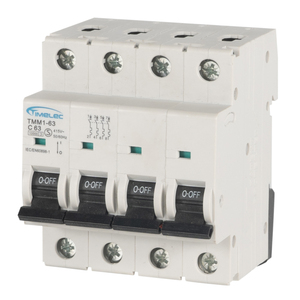 เบรกเกอร์วงจรขนาดเล็ก 4P 1~4A รุ่น TMM1-63 (กราฟ K) - Product Image 1