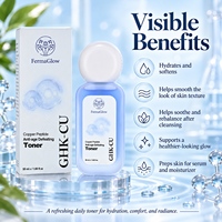 Tonique facial au peptide de cuivre bleu GHK-Cu fermenté, anti-âge, raffermissant, lissant les rides, hydratant, affinant les pores, réparateur