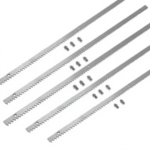 Long 3.2ft 1.6ft 0.5m 1m JKR-RACK-M Zinc Alloy Sliding <b>Door</b> Motor Rack Modern Design Screw Installation Thickness 8mm - Product Image 2