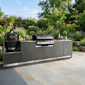 Évier <span class=keywords><strong>de</strong></span> cuisine extérieur <span class=keywords><strong>en</strong></span> acier inoxydable SS304, personnalisé, durable et robuste, pour <span class=keywords><strong>jardin</strong></span>, avec conception gratuite et recyclable - Product Image 1