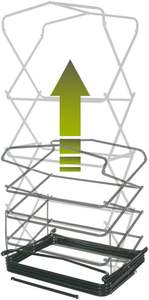 <span class=keywords><strong>Serre</strong></span> pliante à 4 niveaux avec 4 étagères et couvercle en plastique renforcé PE <span class=keywords><strong>pour</strong></span> jardin, <span class=keywords><strong>terrasse</strong></span> et <span class=keywords><strong>balcon</strong></span> - Product Image 4