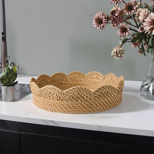 New Bamboo Foldable Woven <b>Baskets</b> <b>for</b> Storage and Decorative Use in <b>Bathroom</b> and Kitchen - Product Image 3