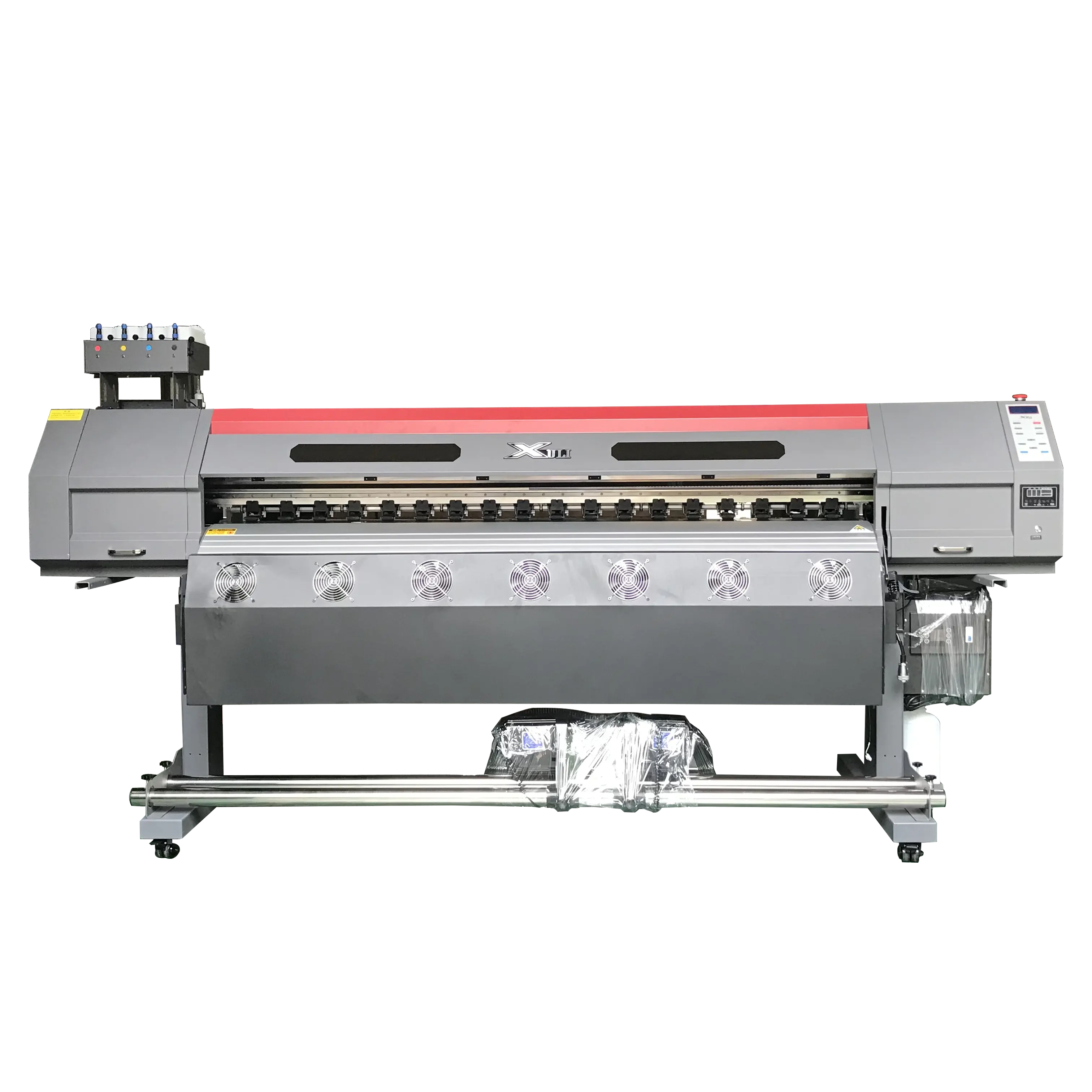 Stampa Plotter a buon mercato ecolvent Sinocolor 2400dpi Eco solvente stampante 1.8m vinile Flex Plotter stampante Plotter