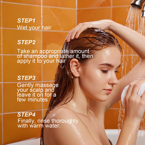 Organic Turmeric Collagen Cleaning <strong>Shampoo</strong> Hair Regrowth Hydrate Silky Shine Oil Control Strengthen Anti-loss Thicken <strong>Shampoo</strong> - Product Image 5