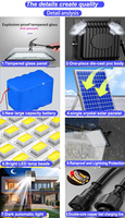 Reflector Solar LED JBL de Alta Luminosidad con Control por Luz, IP67 Impermeable, para Jardín y Patio, 30000