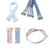 Kabel Ribbon Fleksibel Pipih Kustom 2 3 4 5 6 7 8 9 10 11 12 13 14 15 16 Pin Jst Xh 2.54mm ph 2.0mm Konektor 2464 26awg 24awg