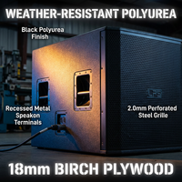 Subwoofer professionnel double de 21 pouces, 4000W AES, 16000W de crête, bobine vocale de 150 mm, passif, 140 dB, 8 ohms, pour scène, basses puissantes, stade, concert