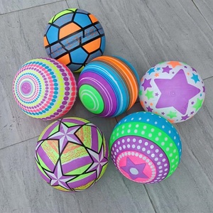 Juguete de deportes al aire libre nocturno para niños, Bola de rebote con luz Flash inflable, bola luminosa brillante para niños, venta al por mayor - Product Image 5