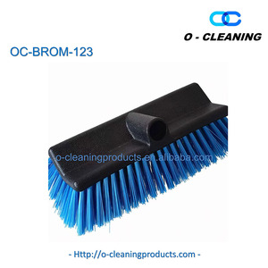 Brosse à <span class=keywords><strong>terrasse</strong></span> à poils durs améliorée O-Cleaning, brosse à récurer le sol avec manche, nettoyeur de sol double face intérieur/extérieur - Product Image 4