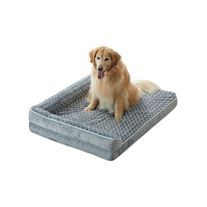 Herstellerpreis Umweltfreundliches Hochwertiges Luxuriöses Übergröße Hund Anti-Rutsch Waschbares Tierbett - Product Image 1